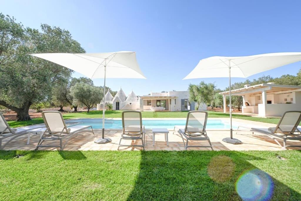 New Trulli Eden 101 With Private Pool And Jacuzzi Villa San Michele Salentino Exterior foto